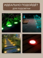 Светильник LED тротуарный (грунтовый) встраив. SP4113 9W RGB 230V IP67 Feron