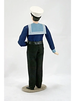 Кукла коллекционная Боцман в военном мундире