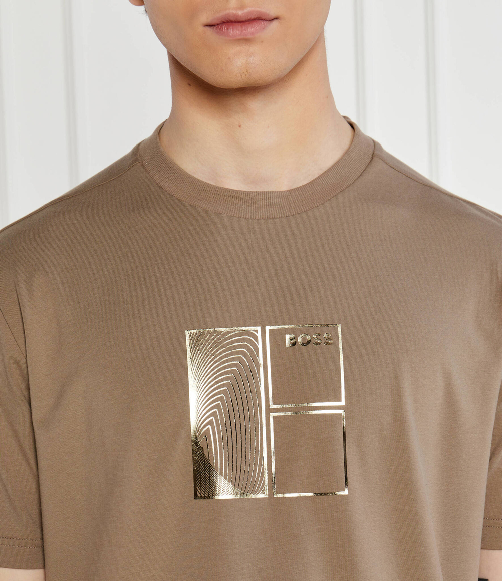 Футболка Tee 5 BOSS GREEN - коричневый(50513172)