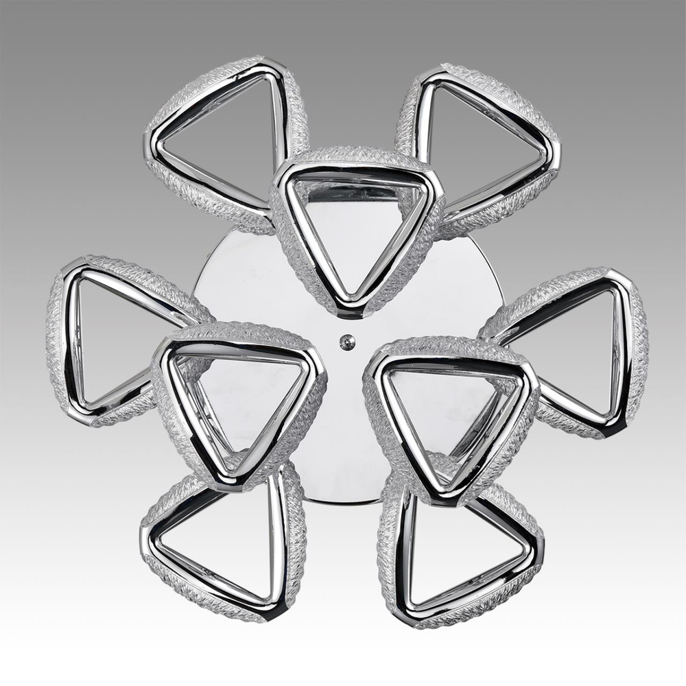 8239/9CL LEDIO LN25 000 хром, металл/пластик Люстра потолочная с ПДУ LED 120W 3000-6000K 220V RUANA