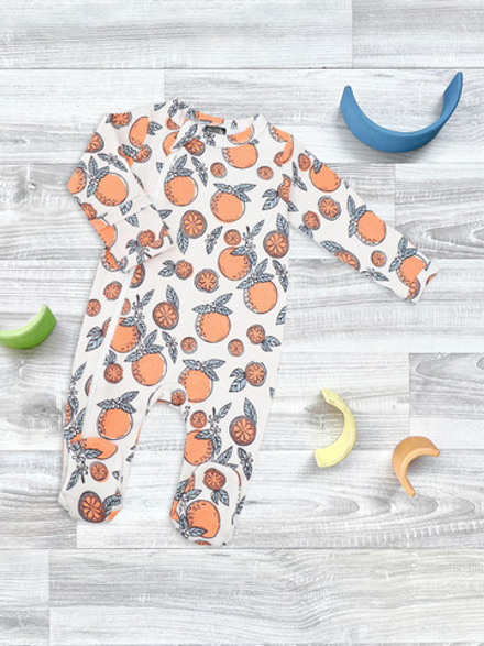 Комбинезон Mjölk Sleep and Play Мандарины