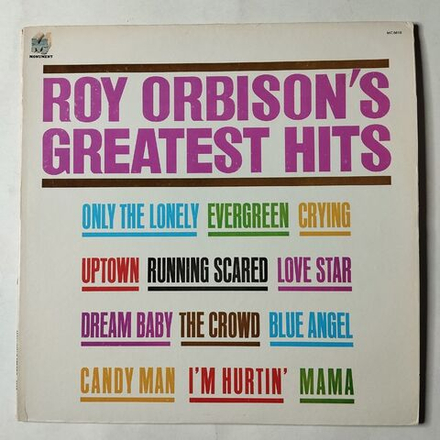 Винтажная виниловая пластинка LP Roy Orbison Greatest Hits (USA 1977)