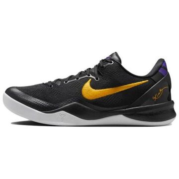 NIKE Kobe 8 Баскетбольные кроссовки Низкие Черные, летающие, желтые Унисекс