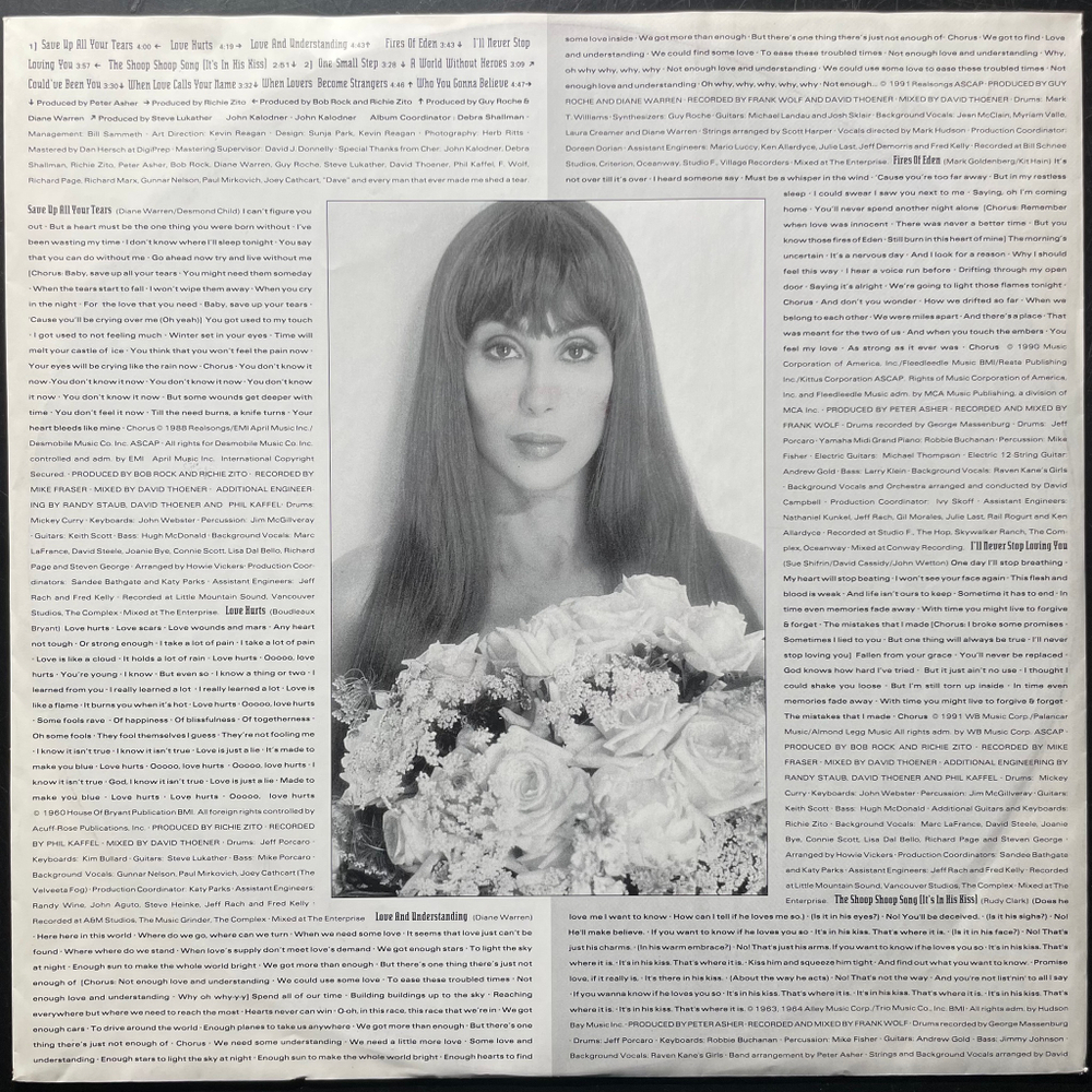 Cher - Love Hurts (Европа 1991г.)