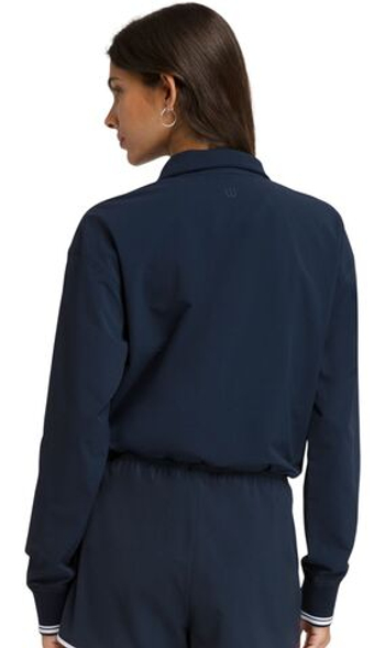 Женская Кофта теннисная Wilson Core Davenport Half Zip - небесный