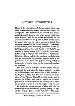 Catalogue of Arabic Glass Weights in the British Museum | Stanley Lane-Poole