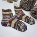 Носочная пряжа D&G YARN 75% меринос супервош 25% полиамид