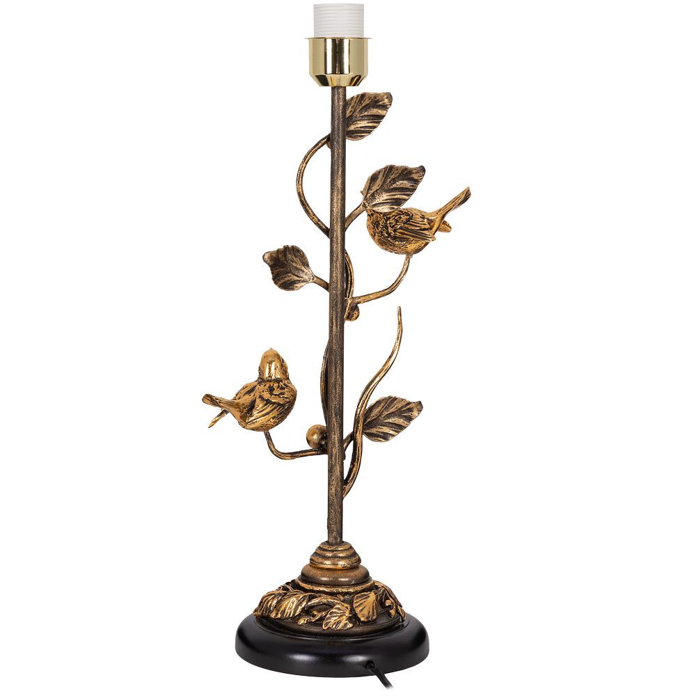 Настольная лампа Терра Spring Бронза с абажуром №38 Vatican (Ватикан) Аквамарин