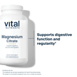 Vital Nutrients, цитрат магния, 200 веганских капсул (150 мг в 1 капсуле)