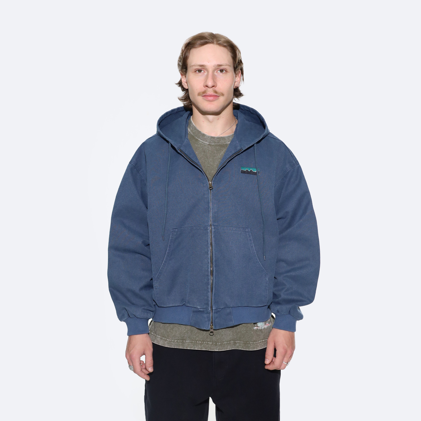 Куртка Magamaev Garage Jacket (blue/washed) артикул: - купить в магазине Дайс