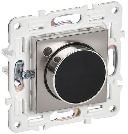 Термостат электронный SKANDY SK-T01N с индикацией никель IEK SK-RT11-K50