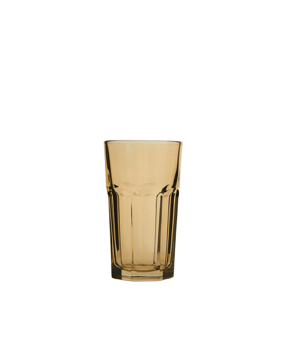 Zara Home стакан из стекла, цвет коричневый, 11 см