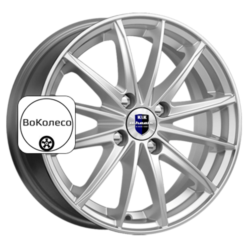 6x15/4x100 ET40 D67,1 Пойнт Бланк (KC884) Сильвер SK K&K