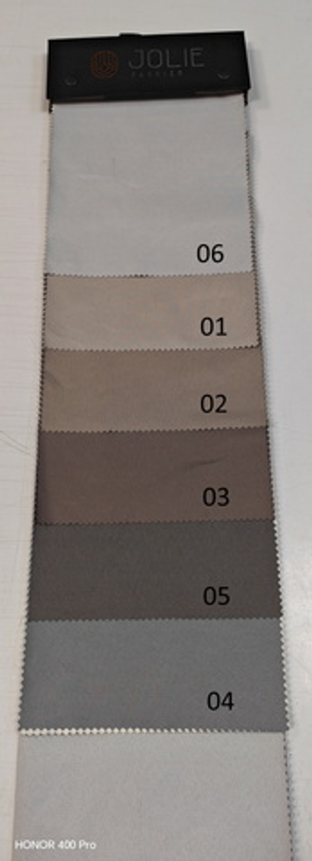 Ткань подкладочная blackout Jolie арт. Silver Blackout (высота 300 см, Турция)