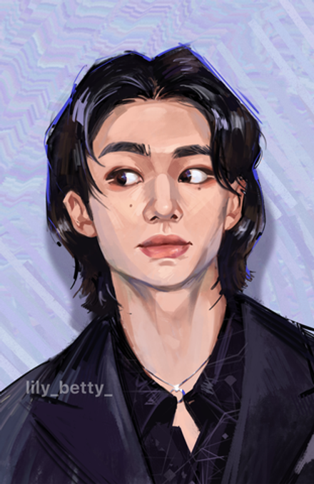 Арт карта / lily_betty_ / STRAY KIDS / Хёнджин #2