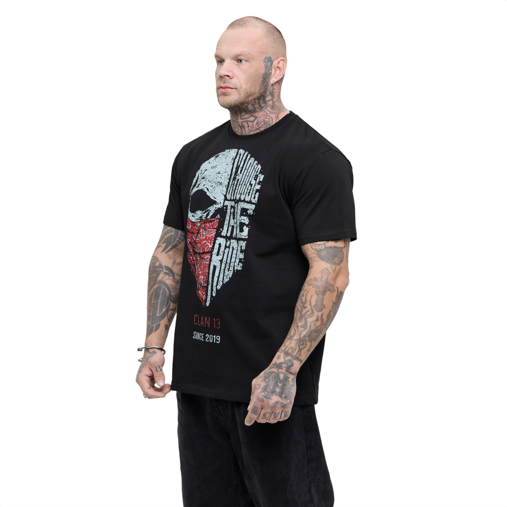 Футболка CLAN13 CHOSE THE RIDE, черный