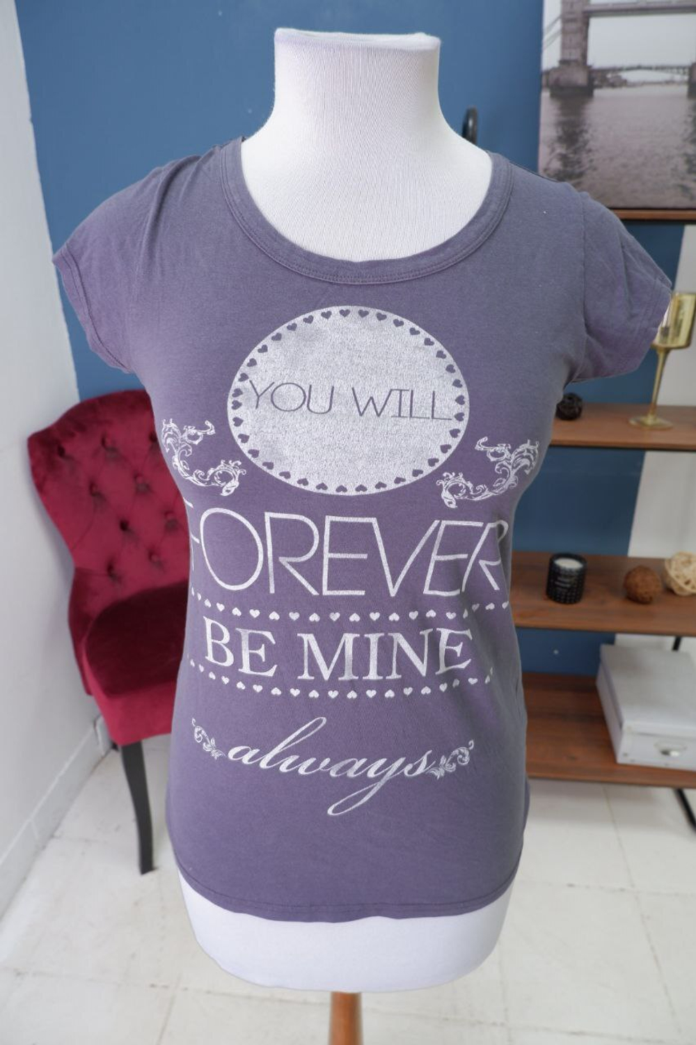 Футболка Твоё с принтом 42 размер