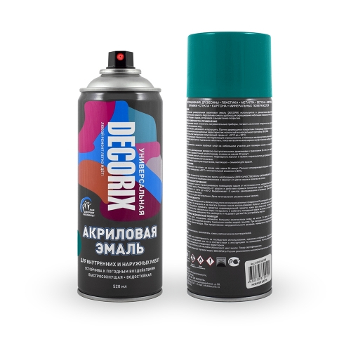 Эмаль аэрозольная DECORIX универсальная Морская волна А43(0,52л) 0101-43 DX