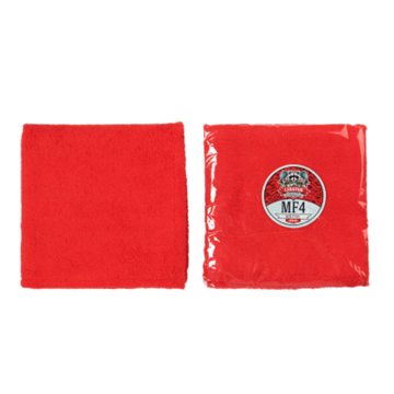 Leraton MF4 RED FURY .Плюшевая микрофибра для полировки без краев 40х40 красная