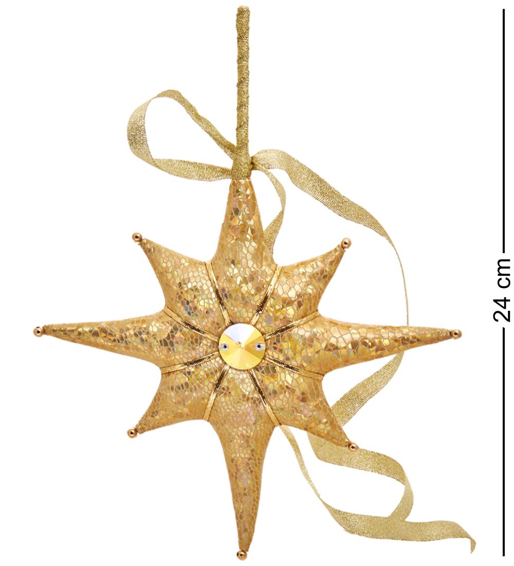 RK-890/1 Ёлочное украшение «Звезда-верхушка»