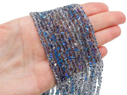 Нить бусин для украшений 4мм (ювелирное стекло)