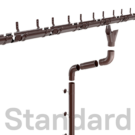 Комплект AVIATOR STANDARD 9 м (Коричневый 8017)