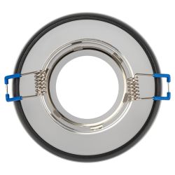 Светильник встраиваемый декоративный ЭРА DK100 BK под лампу MR16 GU5.3 черный