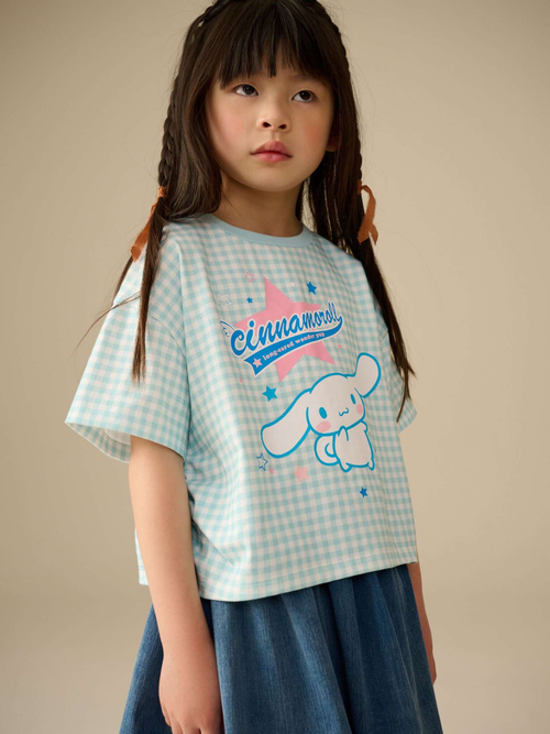 Футболка для девочки Next E44-364, Голубой, Белый