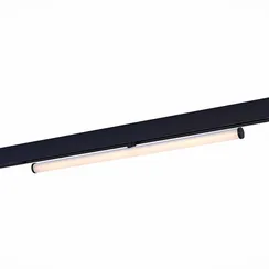 ST803.436.10 Магнитный трековый светильник Черный LED 1*10W 3000K 1 200Lm Ra>90 120° IP20 L604xW28xH СКАЙЛАЙН 48V