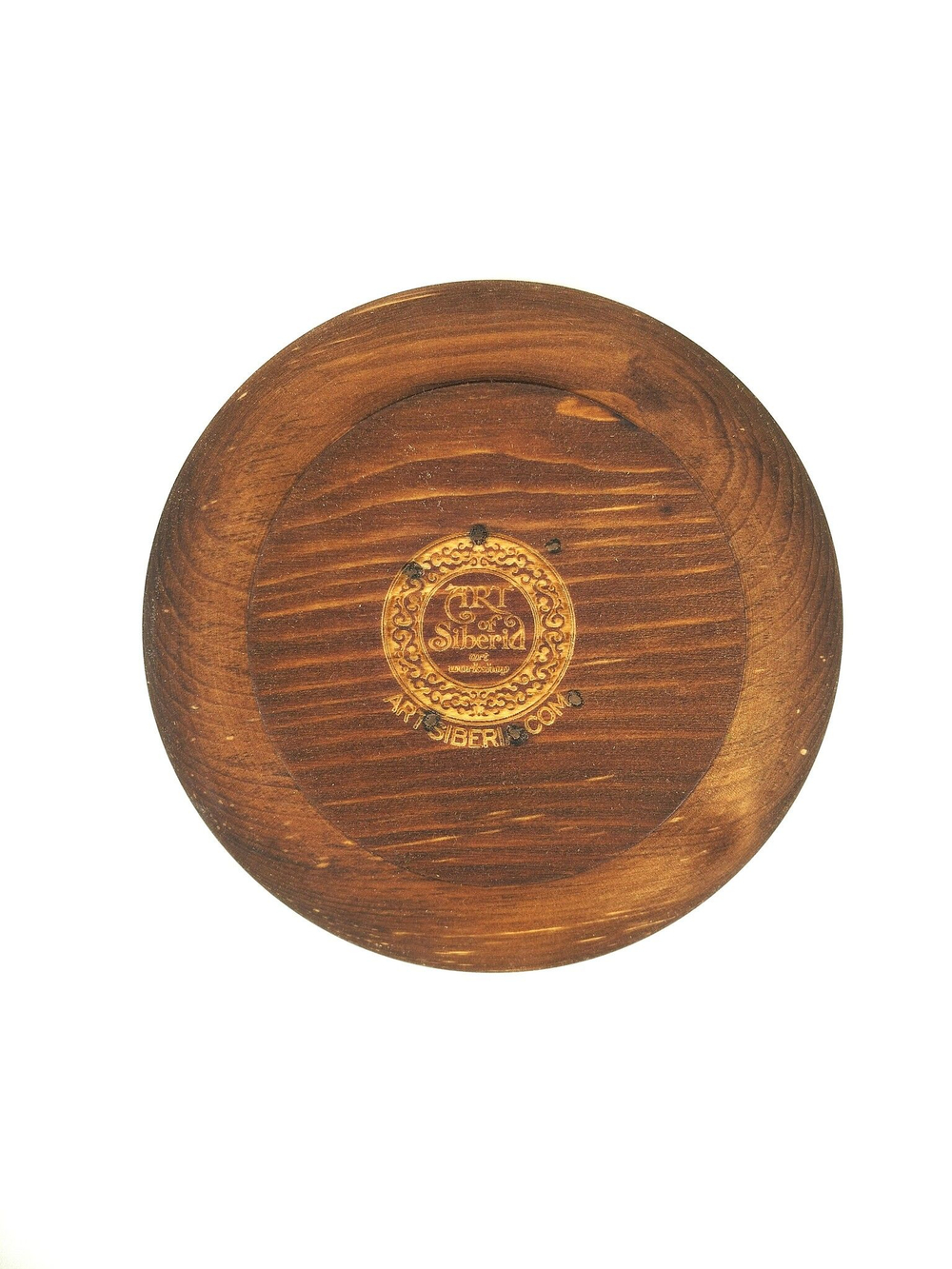 Тарелка деревянная мотивационная "Будь смелей, ныряй в жизнь"