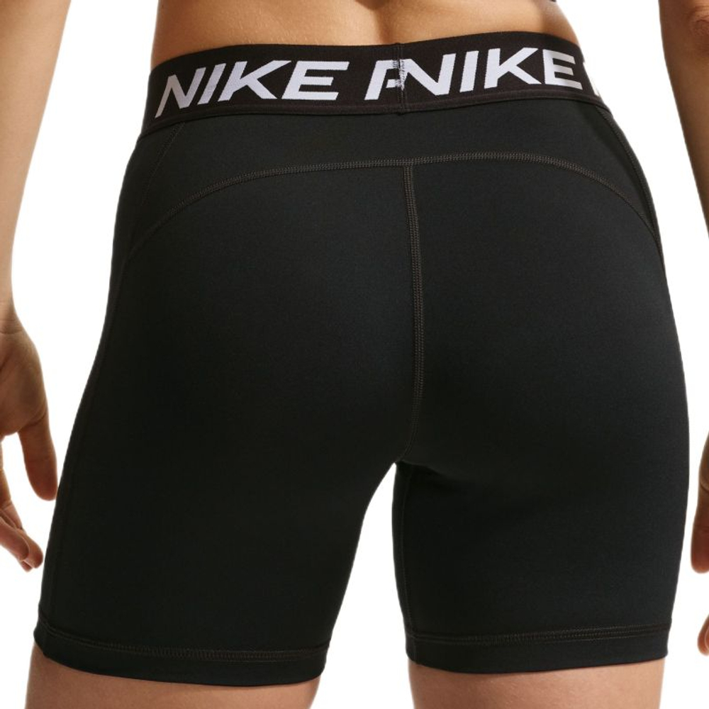 Женские Шорты теннисные Nike Pro Dri-Fit 365 5in - black/white