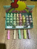 Ластик "Карандаш" 6,5*1,7см, пастель 7 цветов микс, шестигранный