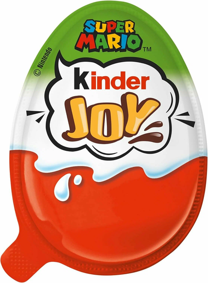 Шоколадное яйцо Kinder Joy Киндер Джой Супер Марио Super Mario, 20 гр (Польша)