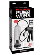 Вакуумная мужская помпа с датчиком давления Pro-Gauge Power Pump
