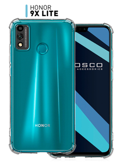 Чехол ROSCO для Honor 9X Lite оптом (арт. HW-H9XL-HARD-TPU-TRANSPARENT)