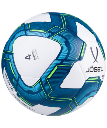 Мяч футзальный Blaster №4, белый/синий/голубой