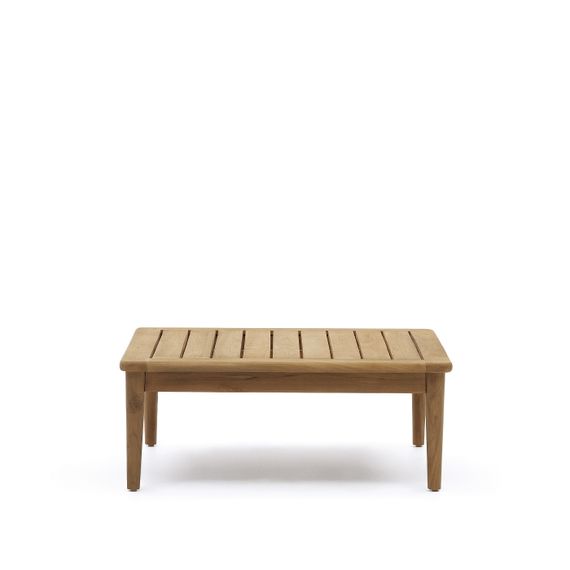 Журнальный столик Portitxol из массива тика, 80x80 см
