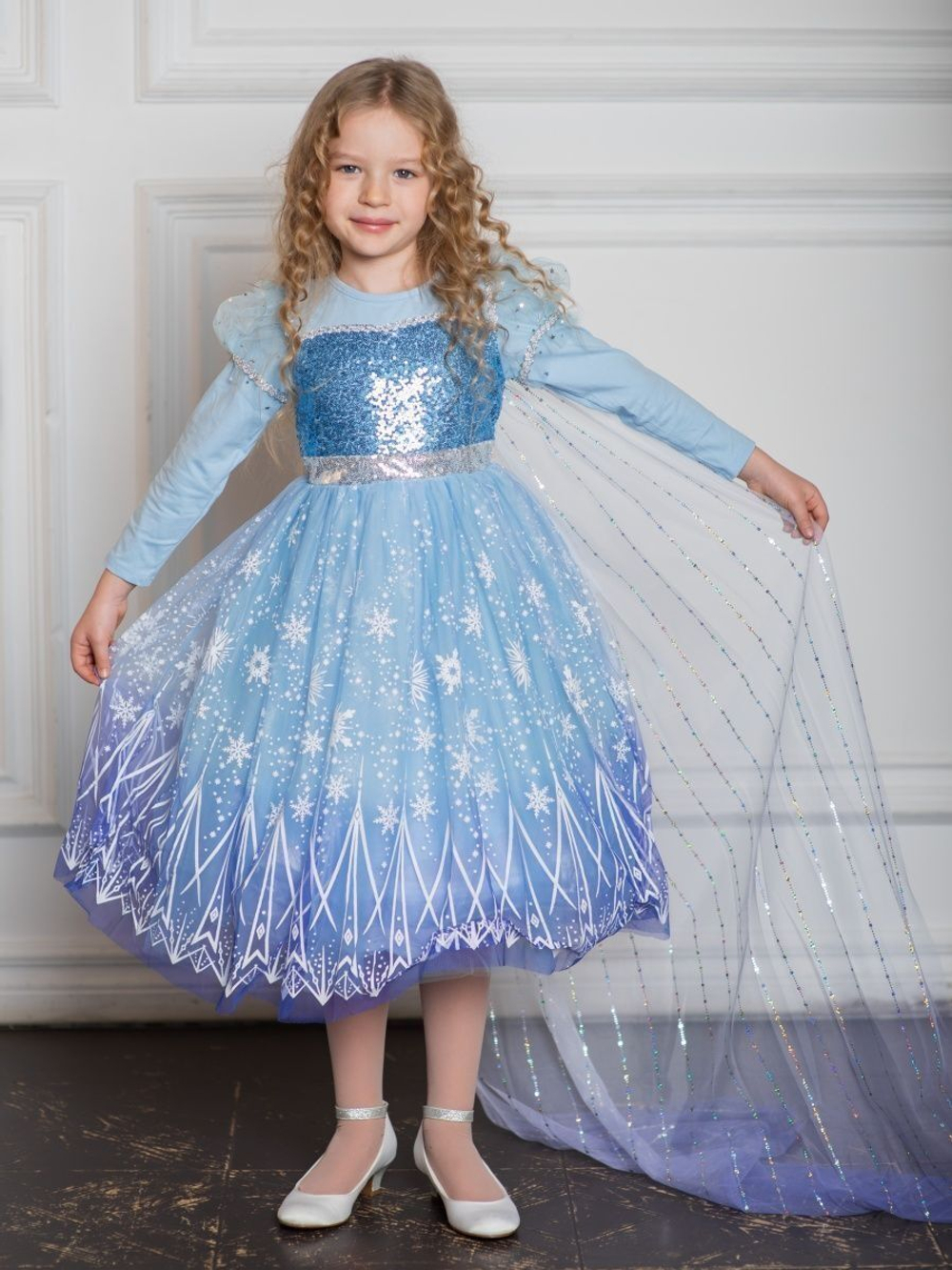 Платье Эльза + шлейф