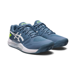 Мужские теннисные кроссовки ASICS Gel-Challenger 13 CLAY Clay Court Shoe Men - Blue, Neon Green