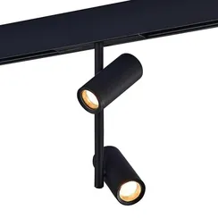 ST808.446.16 Магнитный трековый светильник Черный LED 1*16W 4000K 1 200Lm Ra>90 36° IP20 D45xH240 48 СКАЙЛАЙН 48V