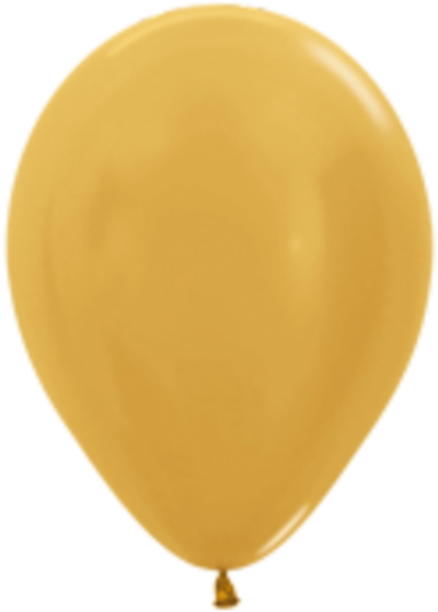 Латексный шар металлик золото 12"