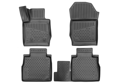 Коврики в салон для GREAT WALL Poer, 2020-, 4шт. (Повышенная устойчивость, повышенная износостойкость) FORMAT.3DAN0088210K