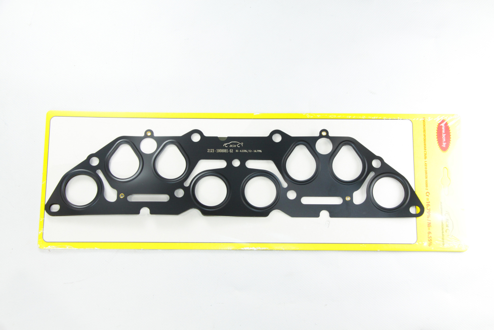 Прокладка коллектора ВАЗ 21214, LADA 4x4, Шевролет металл 4-х слойный (БЦМ)