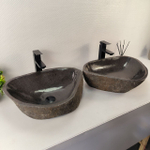 Раковина из речного камня ПАРА! RS-65233 53*42*15 0865
