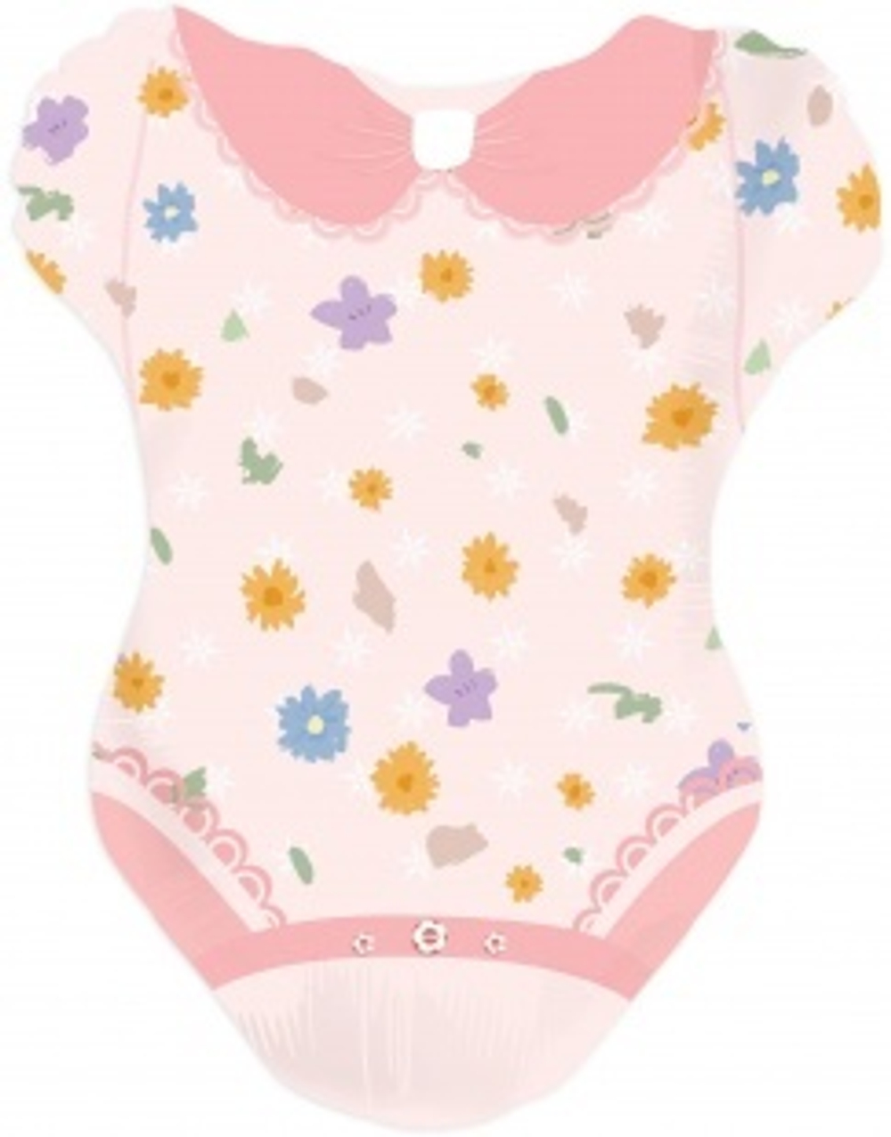 Шар (24""/61 см) Фигура, Боди для малышки девочки, 1 шт. А052