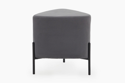 Пуф Gloria треугольный Серый