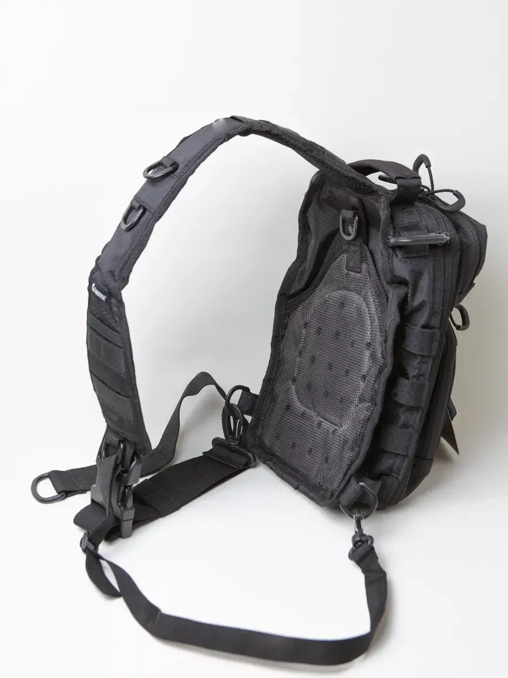 Тактический Рюкзак-сумка GONGTEX однолямочный Черная