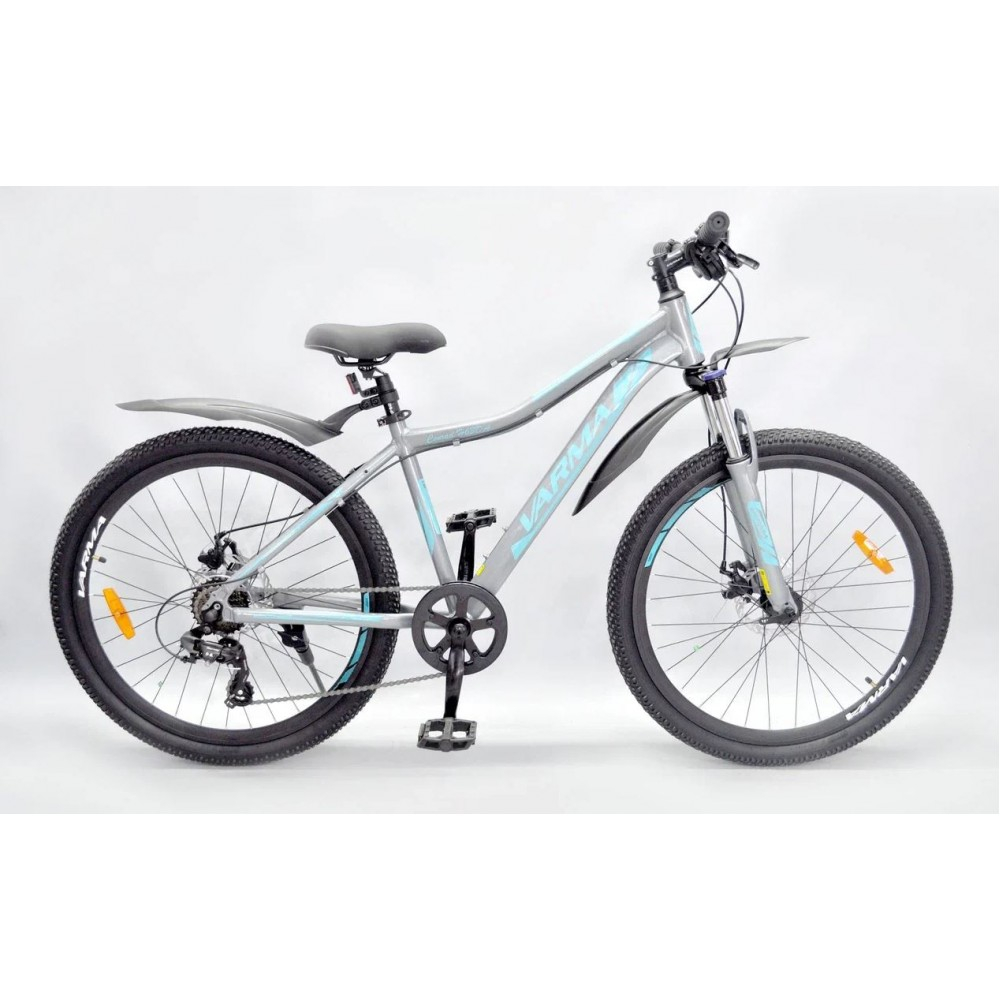 Велосипед 26 VARMA LADY H62DA серо-голубой р15 7ск