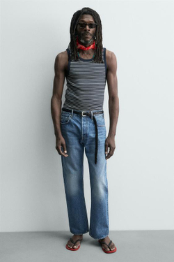 ZARA Х AARON LEVINE САНДАЛИИ, КРАСНЫЙ