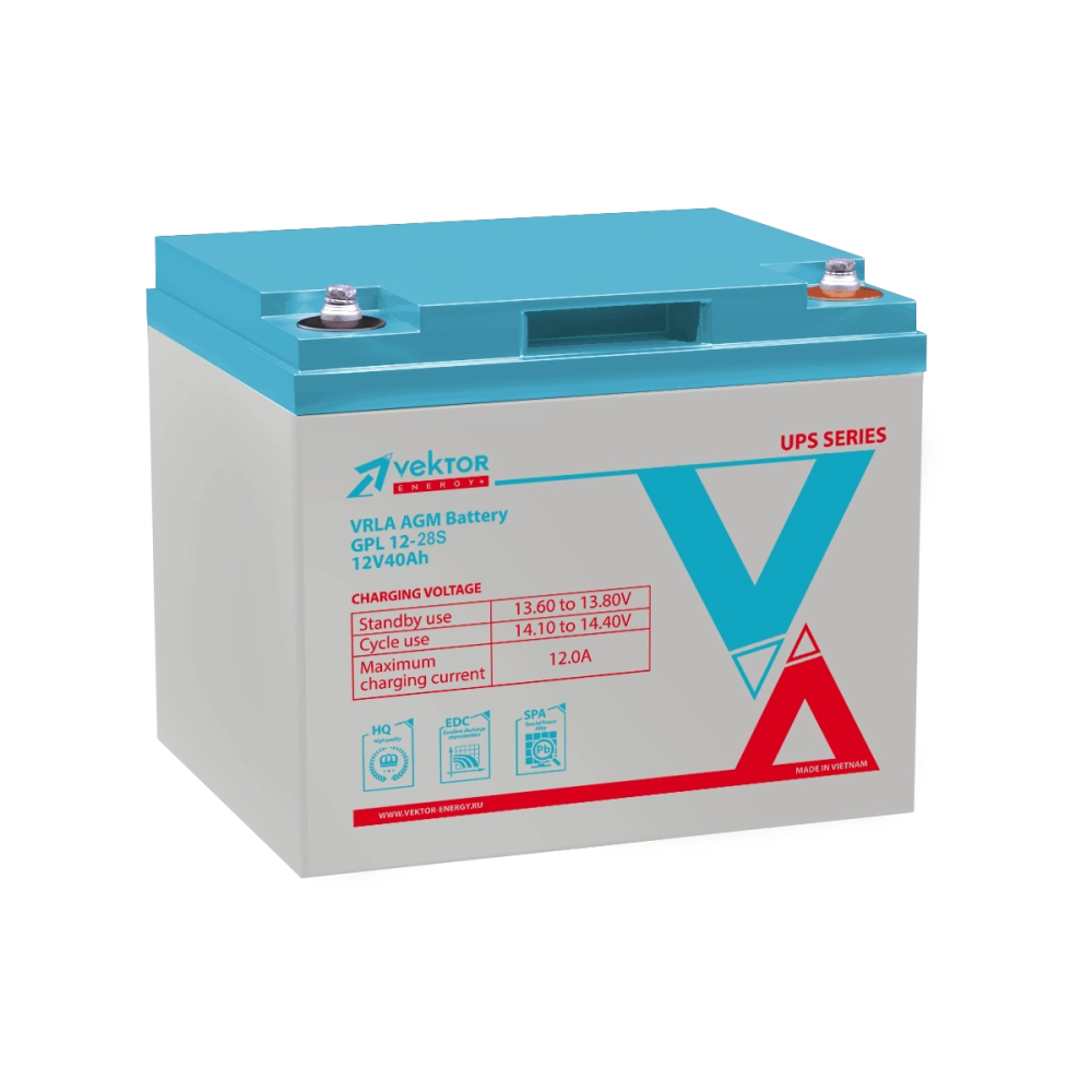 Аккумуляторная батарея Vektor Energy GPL 12-28S